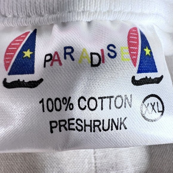 Vintage Smiley Face Dreadlocks T Shirt St Thomas Virgin Islands Size XXL White - Picture 8 of 8